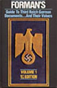 Forman’s Guide To Third Reich Documents Vol. 1  
