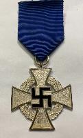 WW2 German Faithful Service Cross In Silver
