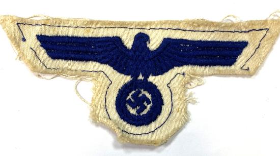 WW2 German Kriegsmarine EM/NCO White Jumper Shirt Breast Eagle
