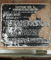 WW2 British Set F MKII Field Telephone In Transit Box