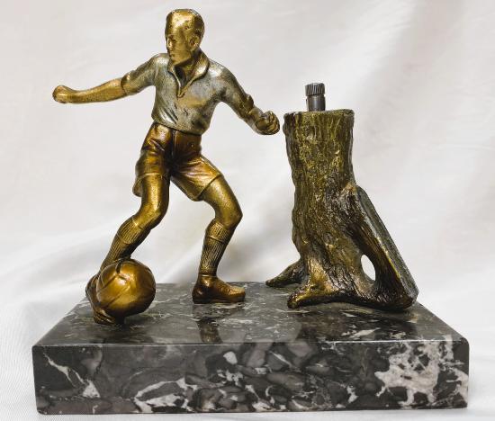 1930's Art Deco Footballer Striker