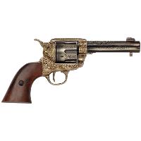 Code: G1280ML Replica Engraved 1869 Colt With Wooden Handle
