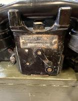 WW2 British Set F MKII Field Telephone In Transit Box