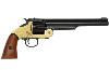 Code: G1008L Replica 1869 Smith & Wesson 6 Shot Revolver In Black & Solid Brass