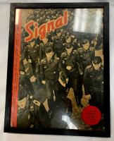 WW2 German Framed Signal Magazine With Panzer Troops Cover