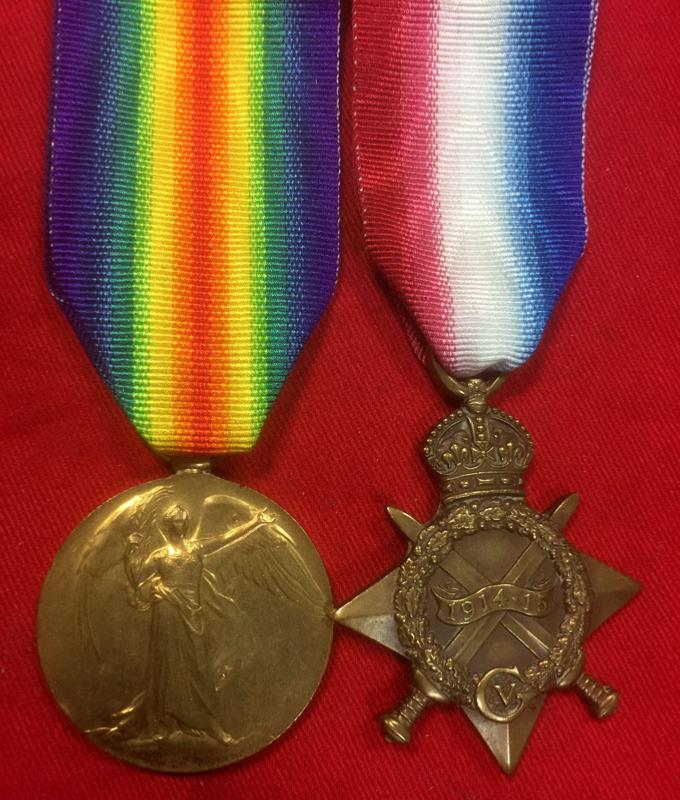 WWI British 1914-15 Star - Trade In Military - Foto 6