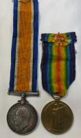WW1 Kings Own Scottish Borderers War & Victory Medal Pair