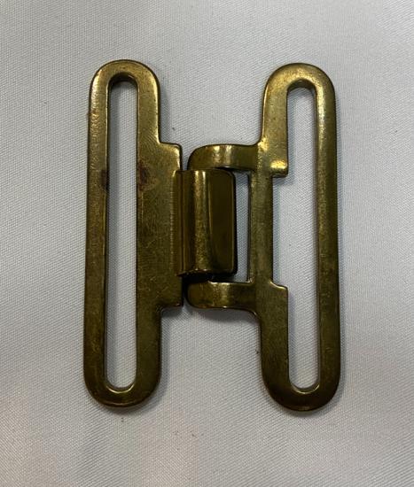 WW2 British Army 1937 Pattern Brass Webbing Belt Buckle