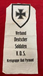 West German Verband Deutscher Soldaten V.D.S. Paper Pennant