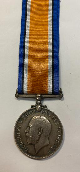 WW1 British War Medal Highland Light Infantry Killed In Action