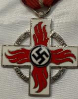 WW2 German Fire Brigade Service Cross 2nd Class