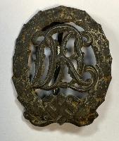 WW2 German DRL Sports Badge In Silver