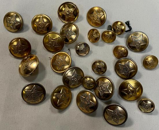 Soviet Army Button Collection