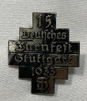 WW2 German Deutsches Turnfest Stuttgart 1933 Badge