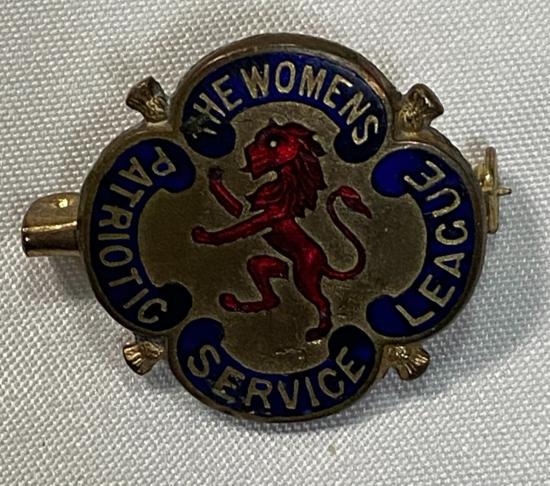 The Women's Patriotic Service League Scotland Badge 