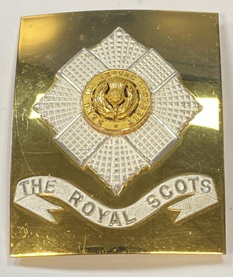 Royal Scots Officer's Cross Belt Plate