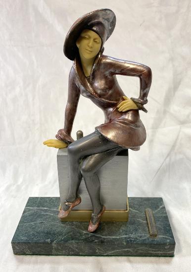 Austrian 1930s Art Deco Lady Striker  