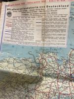 WW2 German D.D.A.C. Map,Driving Booklet & Rhine Map