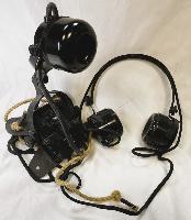WW2 US Navy TMC Flight Deck Headphones & Chest Mike