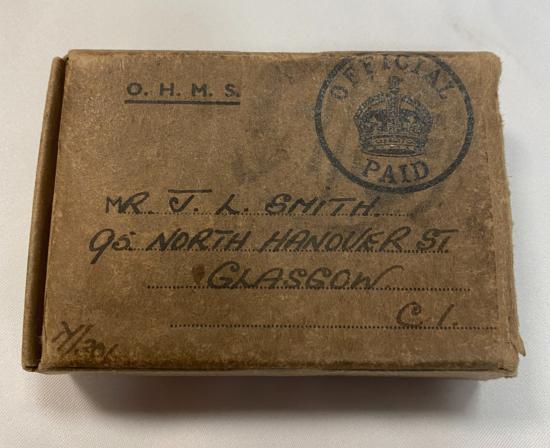 WW2 British Royal Signals Medal Box