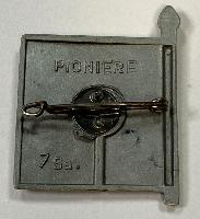 WW2 German WHW Pioniere Flag Standard Donation Badge