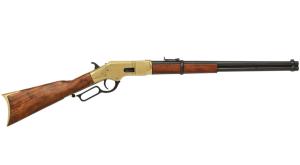 Code: G1140L Replica Winchester Rifle with Solid Brass Trim (1866)