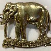 Victorian 19th P.W.O. Hussars Cap Badge