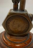 Vintage George VI One Penny Table Lighter 