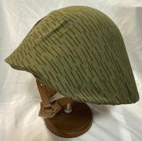 East German DDR M56/76 Helmet With Camouflage Cover