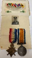 WW1 14-15 Star & War Medal 15TH Glasgow Tramway's Batallion H.L.I. 
