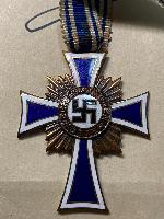 WW2 German Mother's Cross In Bronze With Certificate