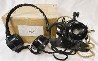 WW2 US Navy TMC Flight Deck Headphones & Chest Mike