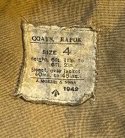 WW2 British Army Long Range Desert Group KAPOK Coat