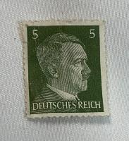 WW2 German Hitler Five Pfennig Postage stamp 