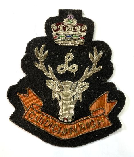 Seaforth Highlanders Blazer Badge