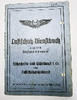 WW2 German Luftschutz Dienstbuch