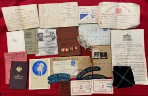 WW2 Scots Guards P.O.W. Paperwork ON HOLD