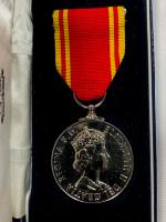 Fire Brigade Long Service And Good Conduct Medal In Case