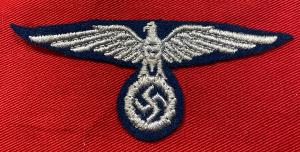 WW2 German Bahnschutzpolizei Officer's Sleeve Eagle 
