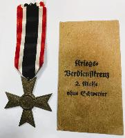 WW2 German War Merit Cross 2nd Class Without Swords With Packet