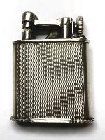  British 1930s Silver Petrol Lighter