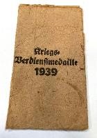 WW2 German War Merit Medal With Issue Packet