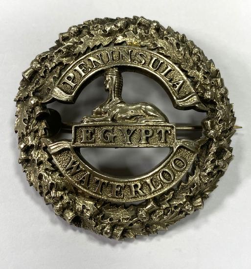 Cameron Highlanders Plaid Brooch