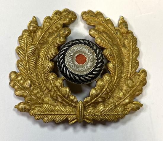 WW2 German Kriegsmarine Officer Visor Cap Wreath & Cockade
