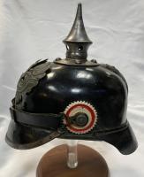 Imperial German Prussian EM's Grey Fitted Pickelhaube