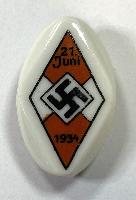 WW2 German Hitlerjugend 1934 Badge