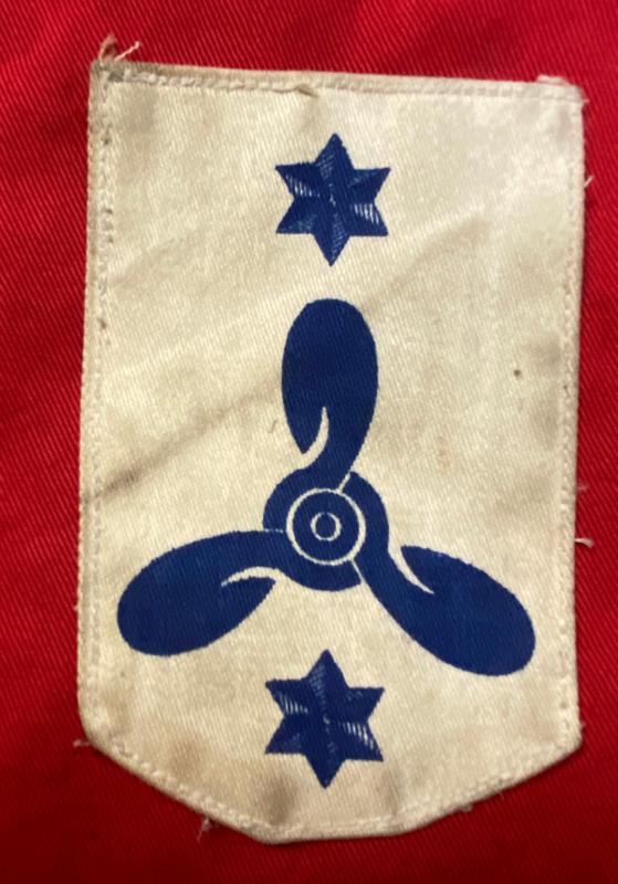 WW2 British Royal Navy Leading Stoker Sleeve Badge.