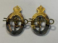 Royal Corp Of Signals Officer's 1st Pattern Collar Badges
