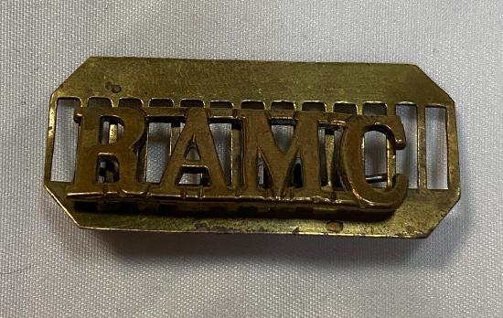 WW2 British RAMC Shoulder Title