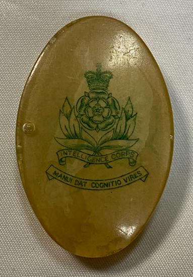 British Intelligence Corp Resin Badge